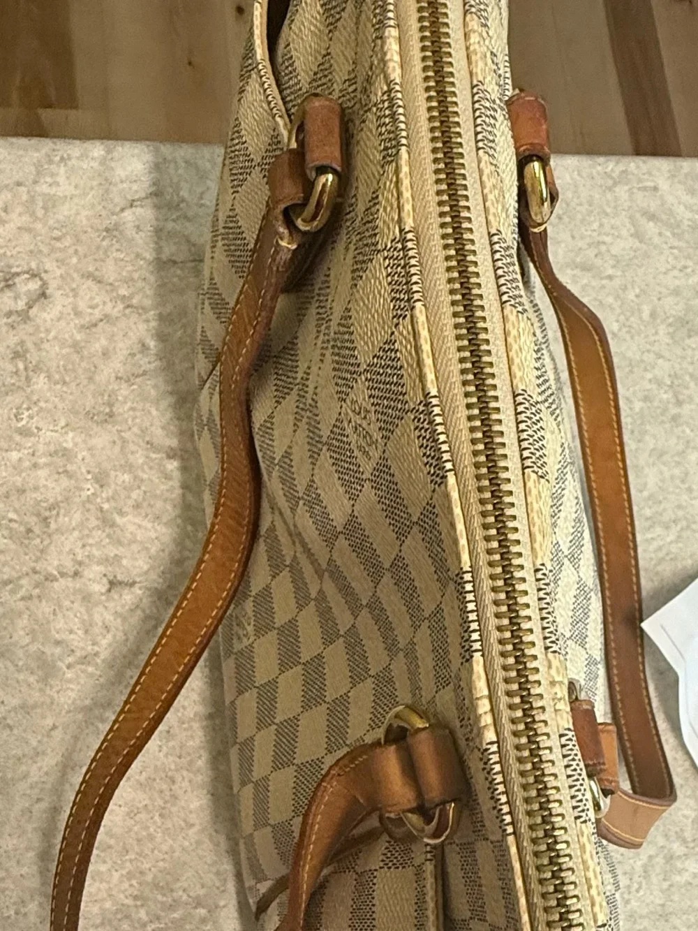 Louis Vuitton Totally PM Damier Azur Tote COA /Dust Bag